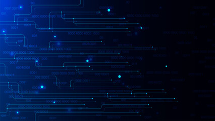 Abstract connecting dots and lines background. Digital and big data visualization. Global network connection and communication technology concept design.