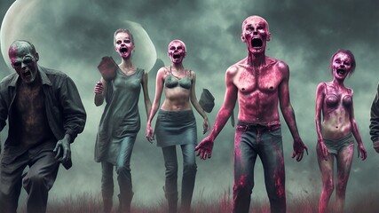 Zombie, halloween