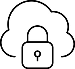 Security set of web icons in line style. Cyber Security, internet protection, mobile app, password, spy, security system, finger print, electronic Vector illustration.