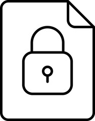 Security set of web icons in line style. Cyber Security, internet protection, mobile app, password, spy, security system, finger print, electronic Vector illustration.