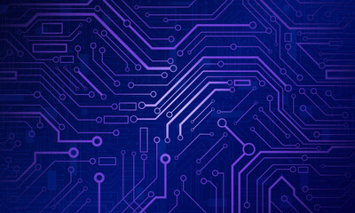integrated circuit board wallpaper. technology digital motherboard background