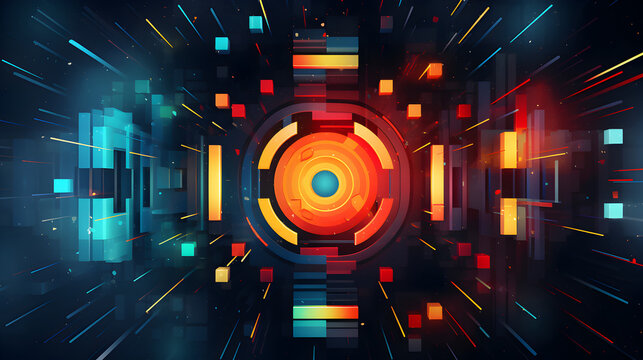  concept of hacking illustration