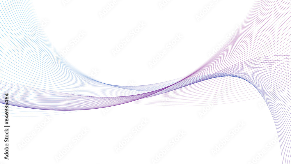 Poster modern abstract glowing wave background. dynamic flowing wave lines design element. futuristic techn