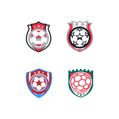 Logotype Football badge design concepts