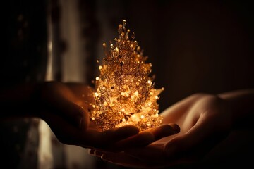 Magic Christmas Tree generated by AI