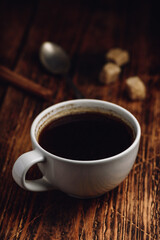 Cup of black coffee