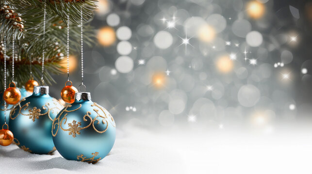 Beautiful New Year background image with place for text.