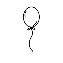 Balloon Outline Vector
