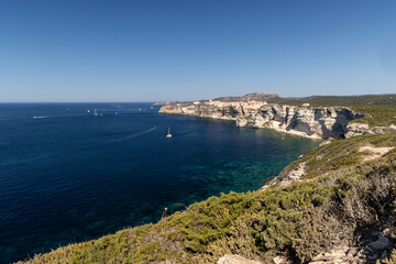 Fototapeta na wymiar Bonifacio auf Korsika, Frankreich