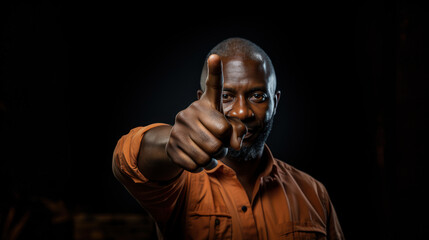 Guiding Light: The Pointing Index Finger. Generative AI