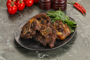 Grilled Lamb neck with spices