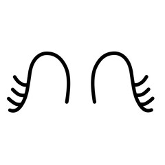 Unicorn Cartoon Eyelashes