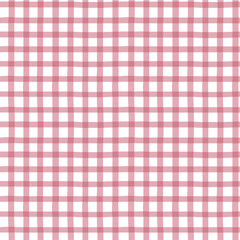 Checkered seamless pattern. Burgundy. Pastel vichy background for postcards, packaging, wrapping, textiles, fabric printing. Easter, Thanksgiving, children's birthday, other holidays and events.