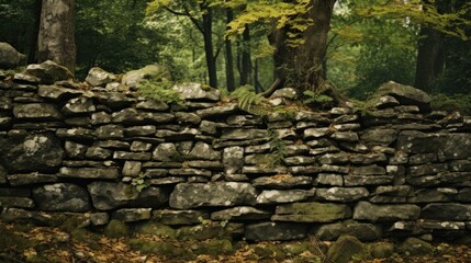 Ancient stone wall.