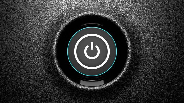 Turn on button. Power. Switch on.