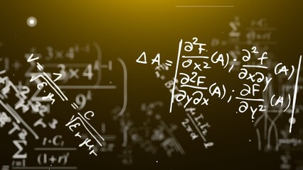 Mathematical and physical formulas. Maths. Scientific and educational concept. Science.