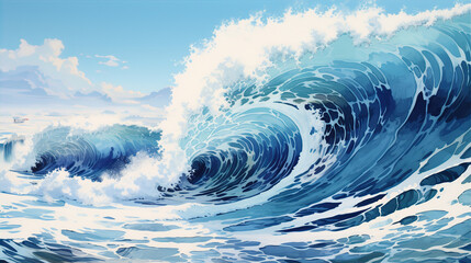 wave and waves, this design was generated by an artificial intelligence