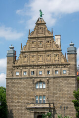 Facade of University Museum, Torun, Poland