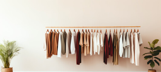 minimalistic clothing fashion dress boutique, ai