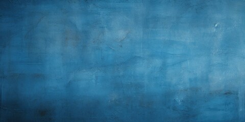 Obraz na płótnie Canvas abstract grungy blue stucco wall background, generative ai