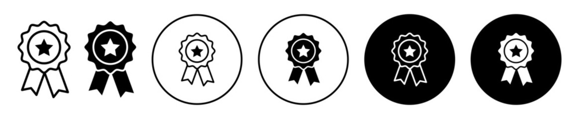 Best seller icon. Premium quality product service medal with star symbol. Excellent success achievement honor badge vector. 1st Winner award sign. 