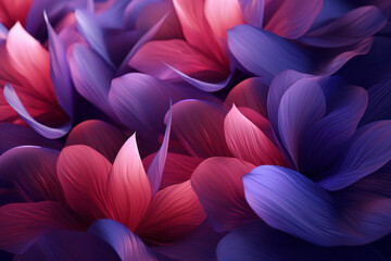 Overlapping abstract petals suitable for background material. background concept