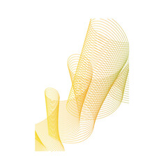 An intriguing abstract composition captures the essence of movement with its graphical waves. Fluid lines flow and interweave, creating a dance of form and color.