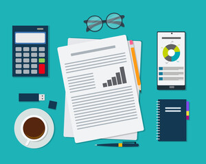 Work Flat Vector Art, Art and illustration, Business and Management Vector Art, Flat Design