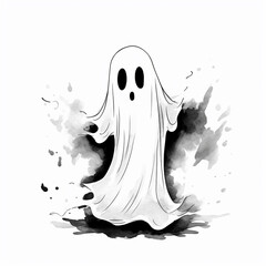 Funny Halloween Ghosts Playful Spirits