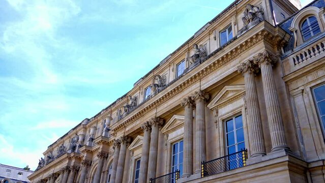 Royal Palace in the city of Paris - stock photography