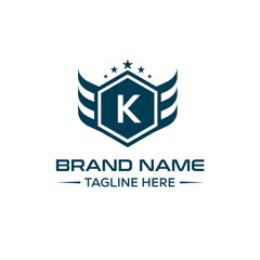 Obraz premium Letter K logo and icon design template, Logo Design Vector.