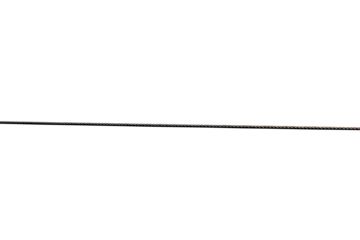 Metal rope for rappelling , isolated on transparent background