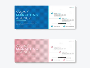 Vector simple creative modern business facebook cover design template