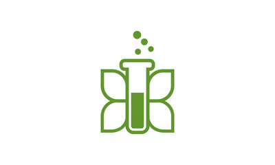 butterfly lab logo design, vector and icon template
