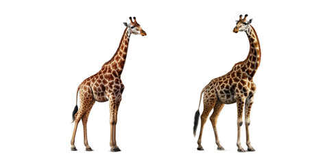 Giraffe , Isolated On Transparent, PNG