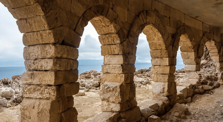 Amazing ancient European ruined architecture in high definition and true to life sharpness