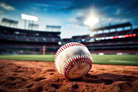 Baseball ball. Generate Ai