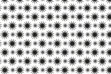 black stars pattern