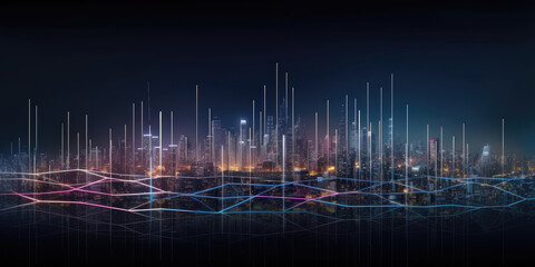 modern city big data material map