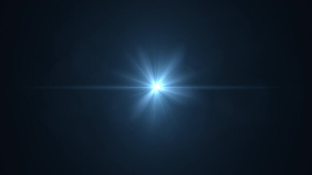  Blinking light effect, shiny flashing star. Seamless loop.