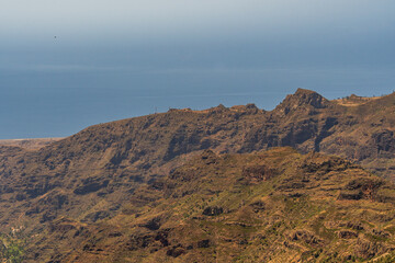 Paisaje en la Isla de la Gomera.