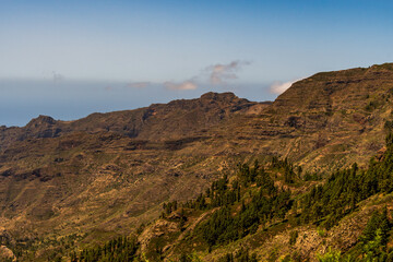 Paisaje en la Isla de la Gomera.