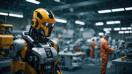 Autonomous robot workforce in factory