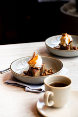 Toffee Pudding Cake with Coffee 