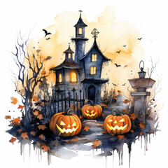 Delightful Pumpkin Illustration Background