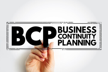 BCP Business Continuity Planning - process involved in creating a system of prevention and recovery...