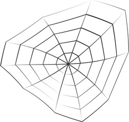 Obraz premium 거미줄 벡터 일러스트 