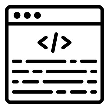 recommend clip art: programming outline icon