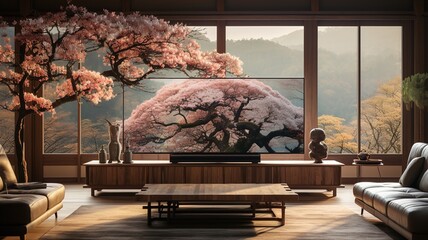 Japandi living room