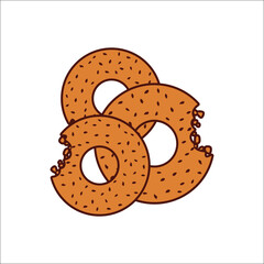illustration of bread